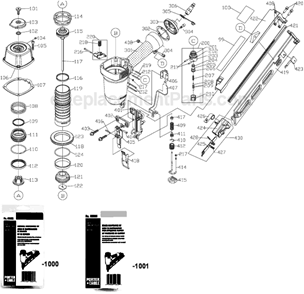 Part Location Diagram of 888808 Porter Cable Rolled Pin